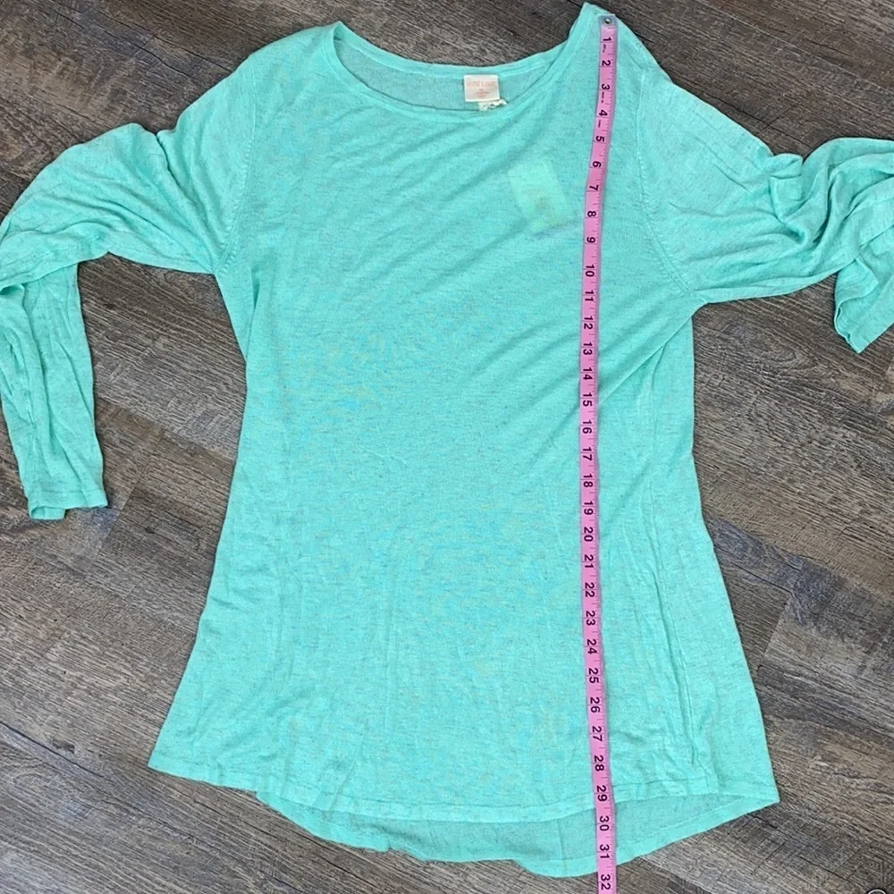 NWT  Jasmine and Ginger XL Mint Long Sleeve Top - Picture 6 of 11